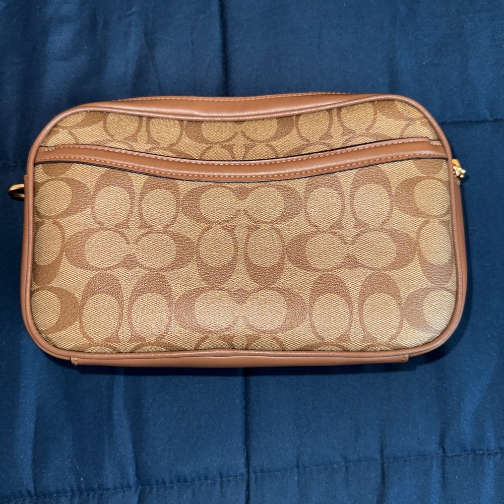 Coach Crossbody Monogram Double Zip Camera Bag - image 4